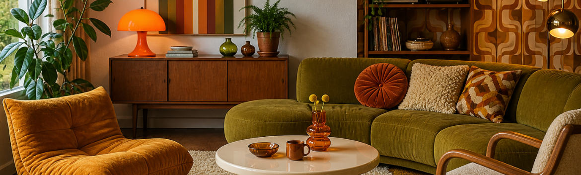 Jaren 70 interieur inrichten? Zo creëer je een warme retro sfeer in jouw huis